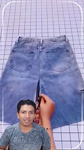como combertir un pantalon viajo a una falda hermosa #reels #viralpost #reel #viralvideoシ | Erick Guacho Lazo