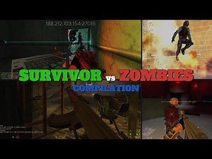 Biohazard Mode with Realistic Zombies | Counter Strike 1.6 | H.E.V - Survivor Compilation
