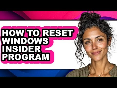 How to Reset Windows Insider Program (easy Method)