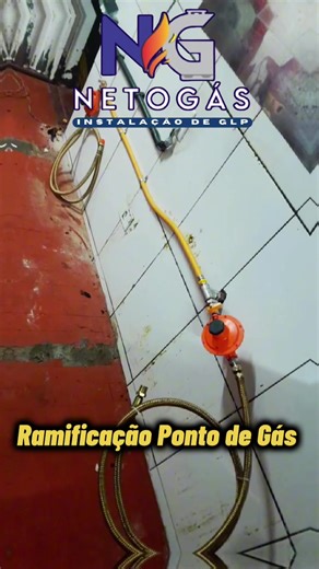 Ramificação de Ponto de Gás com Tubo Multicamada