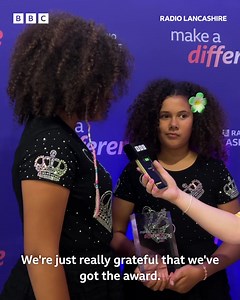 🗣 “I’m just really shocked! We weren’t really expecting it. I’m just so happy we got this award.” Gabriella and Jasmine Tuicicia from #Carnforth won The Carer Award at the Make a Difference Awards 🏆 The sisters are young carers who look after their parents, who are army veterans living with mental health conditions. | BBC Lancashire