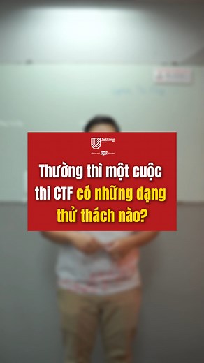  Bạn có biết chứng chỉ CTF không chỉ là một tấm bằng mà còn là bản đồ kỹ năng bảo mật? Video này sẽ giúp bạn khám phá các mảng chính trong CTF – từ Web Exploitation, Reverse Engineering đến Cryptography và nhiều hơn thế! #FPTJetking #anninhmạng #cybersecurity #CTF | FPT Jetking | Facebook