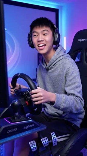 Logitech G920 Driving Force Racing Wheel and Floor Pedals, Real Force Feedback #nextlevelgaming #fyp