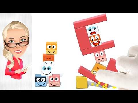 Building Number 5 with Pango Blocks Kaboom (STEM Lab)