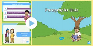 Paragraphs PowerPoint Quiz