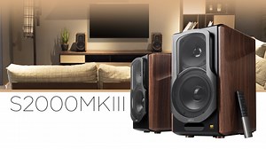 Edifier S2000MKIII Bookshelf Speaker - Bluetooth V5.0 with Qualcomm® aptX™ HD decoding - 5 ½’’ Aluminium diaphragm drivers for ultimate bass response - Patent-pending planar diaphragm tweeters that adapt to a wide range of acoustic conditions - High efficiency Class-D digital power amplification - Electronic crossovers and dynamic control based on dual advanced DSP chips - Supports digital audio signal with sample rate up to 24BIT/192KHZ - Listening presets: Monitor, Dynamic, Classical, and Voca