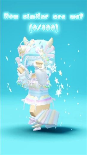 How similar are we? #robloxshorts #trending #edit #roblox #shorts #viral #fyp #subscribemychannel