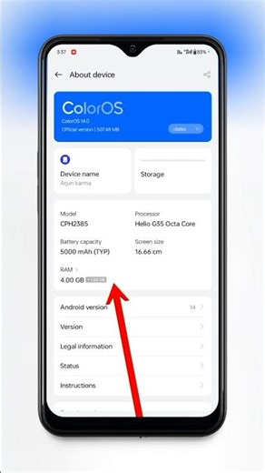 Mobile Ki RAM Kaise Badhaye 😱 | How To Increase RAM on Android Phone 2026 #shorts