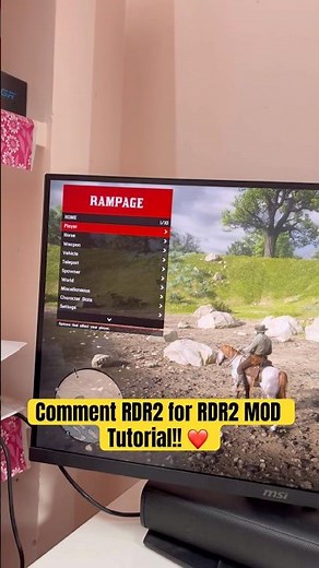 How to MOD Red dead redemption 2 | How to install Rampage trainer in Red dead redemption 2 #rdr2