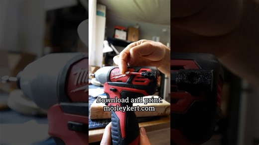 I upgraded my drill with this 3D print! 🔧