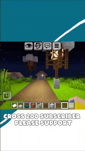 how to make automatic light in Minecraft#🔥