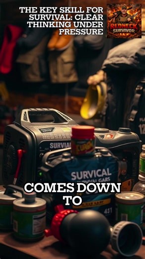 The One Skill That Matters More Than Any Survival Gear. #PreparedNotScared #SurvivalSkills #survivor #crisisready #Survival