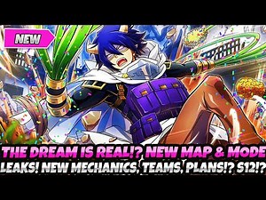 *THE DREAM IS REAL!? NEW MAP & MODE LEAKS!* NEW MECHANICS, TEAMS, PLANS!? S12? (My Hero Ultra Rumble