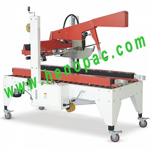 [Hot Item] Semi-Auto High Speed Flaps Folding Carton Sealer Box Carton Adhesive Taping Machine