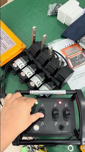 24V motor hydraulic valve Joystick wireless linear telescopic remote control#crane #fassi #hiab