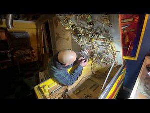 Installing a pinball drop target in a supersonic pinball with the drop target unit on the Plainfield