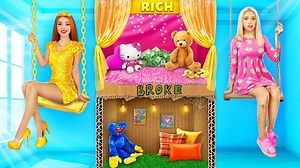 362K views · 8.2K reactions | Rich vs Poor Room Makeover Challenge | Cheap vs Expensive Ideas for Secret Rooms by RATATA BOOM Have you ever wanted to change but don't know where to start? Try to give an incredible makeover to your room. The building challenge will showcase all the funny cheap vs expensive ideas for secret rooms at school and at home, and you already choose which one you want to bring to life! | Ratata | Facebook