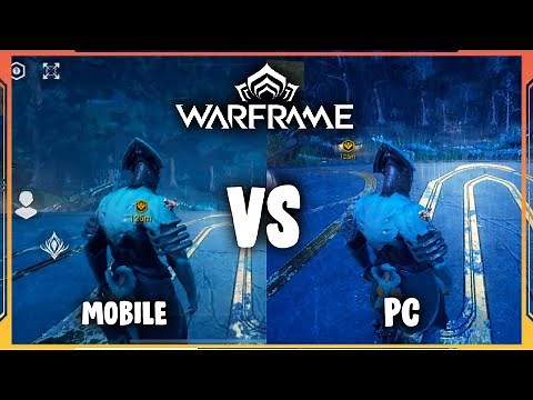 WARFRAME MOBILE VS WARFRAME PC (Gameplay & Graphics Comparison)