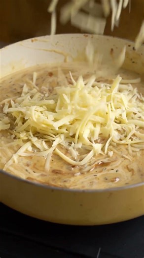 French Onion Pasta Gratin