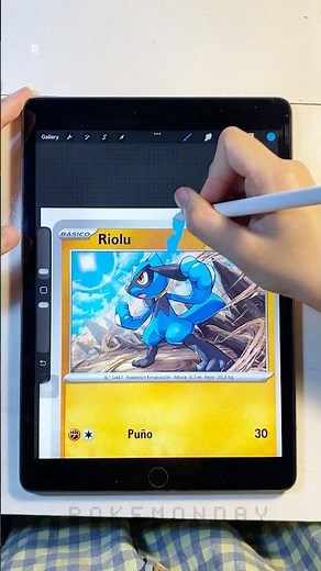 Is Riolu the best fighting type ? #pokemon #ポケモン #pokemoncardpainting