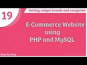 E-Commerce Website using PHP and MySQL || Getting specific brands and categories data || Part -19
