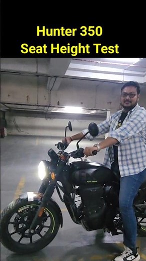Royal Enfield Hunter 350 seat height test | Every one can ride hunter 350 height above 5"5 |