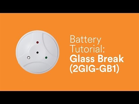 Battery Tutorial: Glass Break (2GIG GB1)