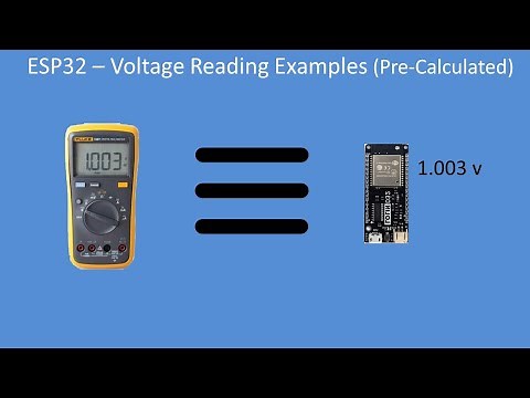 Tech Note 143 - ESP32 – Voltage Reading (pre-calculated voltage divider) Examples