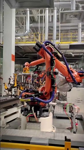 Automated Car Manufacturing Line in Action | Smart Factory Technology #Shorts