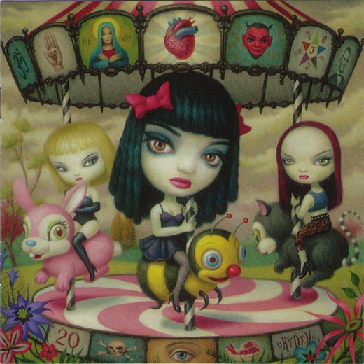 Jack Off Jill - Clear Hearts Grey Flowers