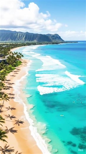 Relaxing Hawaii Beach Ocean Waves Sounds!