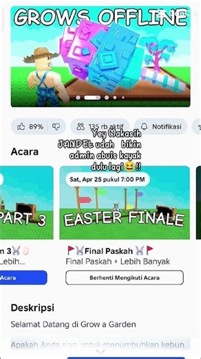 Akhirnya aku bisa ikut admin Abius lagi 😆