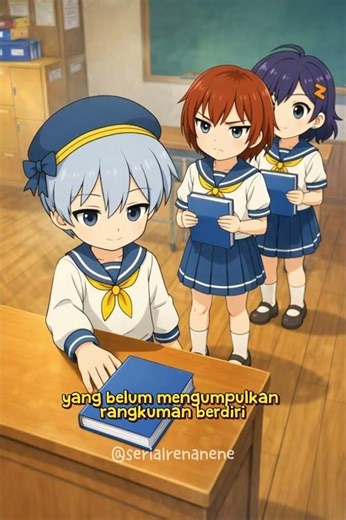 Tugas Kelas ft. Amel Toxic❓❗❕ #neneai #mental #toxic #friend #holidaywithshorts