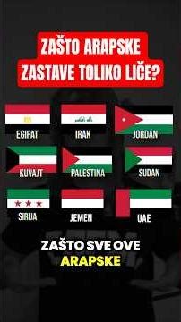 Zašto arapske zastave toliko liče?