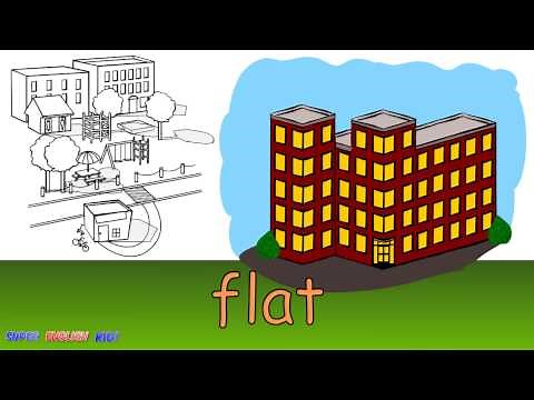 The Neighborhood Song and Spelling Chant for Kids (house, flat, villa)