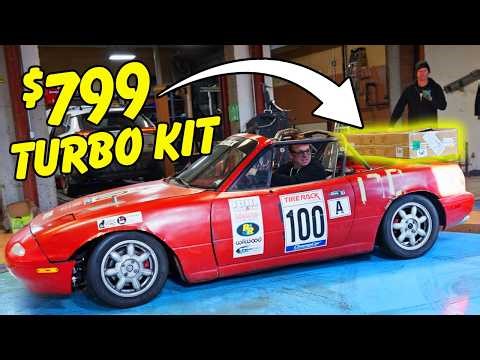 Pushing the Limits of my Miata with a Budget Turbo Kit!