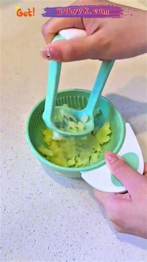 Baby Food Grinder Set: Make Smooth & Healthy Purees for Your Little One #babyfeeding
