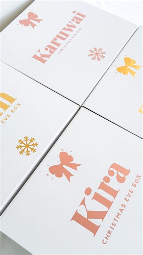 ✨ Personalised Christmas Eve Boxes ✨ Create a magical Christmas Eve tradition they’ll look forward to every year! Perfect for filling with snacks, PJs, a Christmas book, hot chocolate and little gifts! #FamilyTradition #ChristmasEveBox | Boo Bear Gifts | Facebook