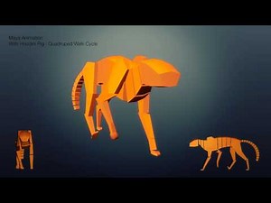 Quadruped Walk Cycle 3D