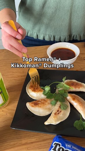 2K views · 13 reactions | Dig into dumplings starring an iconic duo: Top Ramen and @Kikkomanusa. | Original Top Ramen | Facebook