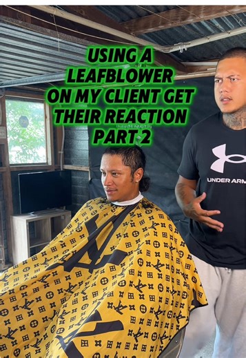 Another victim of the leaf blower, ✅ Taking new clients, 📍Henderson west Auckland based, 📱 use the link in my bio to book #funny #barber #nz #fyp