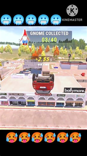 Red car flying gameplay #games