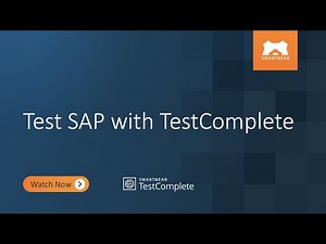 Test SAP with TestComplete