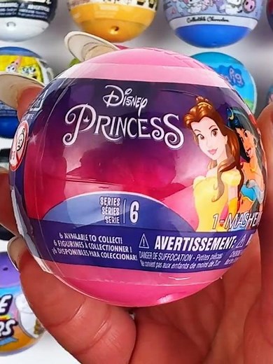 🫅 ASMR Mash'ems Squishy Surprise Disney Princess Toys Unboxing!