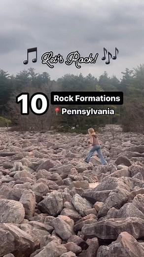 Do you like to explore cool rock formations? 😎🪨 Here is a list of some fun rocky places to explore in Pennsylvania (a.k.a. Rocksylvania😜): 📌Save this list for future adventures! 1. Beartown Rocks, Clear Creek State Forest—You can park right at the rocks. Features an overlook on top of a rock city. 2. Balanced Rock, Trough Creek State Park, Huntingdon County—This can be accessed from several different directions with a short hike. 3. Jakes Rocks, Allegheny National Forest—This is a short hike