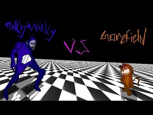 GOREFIELD vs TINKY WINKY // pillar chase 2 fight! // ep 4