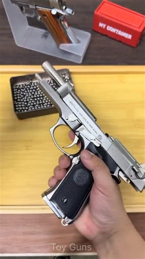 Testing the Coolest Toy Gun Blaster 🔥#ToyGun #BlasterToys #KidsFun #ToyReview #Shorts