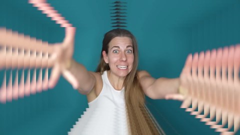 Building an almost impossible infinity door