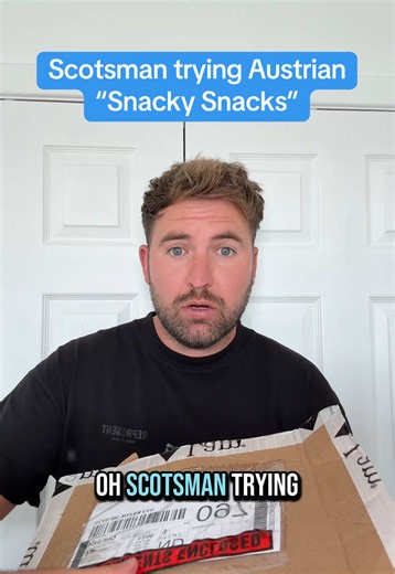 Scotsman trying Austrian “Snacky Snacks” #austria #snacks #scotland #snackysnacks