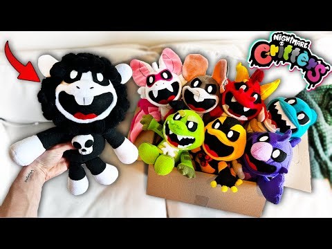 I got the Nightmare Critters plushies! | Poppy Playtime Chapter 4